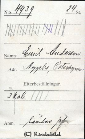 Emil Andersson Aggebo Österbymo
Emil Andersson Aggebo Österbymo
Emil & Maria Andersson 
Nyckelord: Andersson Aggebo