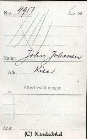 John Johansson Kisa
John Johansson Kisa
Nyckelord: Johansson Kisa