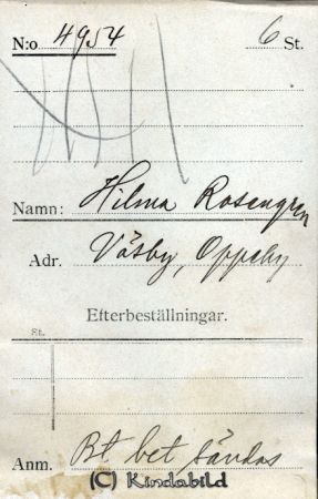 Hilma Rosengren Väsby Oppeby
Hilma Rosengren Väsby Oppeby
Nyckelord: Rosengren Väsby