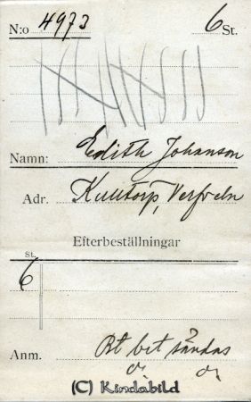 Edith Johansson Kulltorp Verfveln
Edith Johansson Kulltorp Verfveln
Nyckelord: Johansson Kulltorp