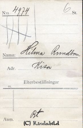 Hilma Rundbom Kisa
Hilma Rundbom Kisa
Nyckelord: Hilma Rundbom