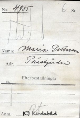 Maria Pettersson Prästgården
Maria Pettersson Prästgården
Nyckelord: Pettersson Prästgården