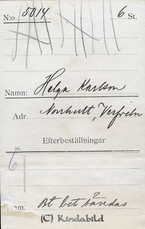 Helga Karlsson Norrhult Verfveln
Helga Karlsson Norrhult Verfveln
Nyckelord: Karlsson Norrhult