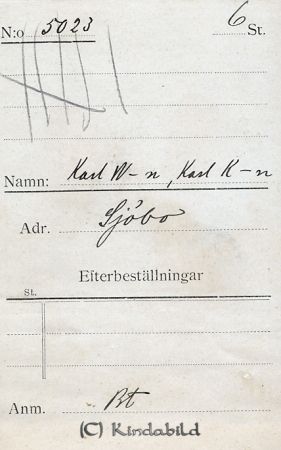 Karl W-n, Karl  K-n  Sjöbo
Karl W-n, Karl  K-n  Sjöbo
Nyckelord: W-n, K-n Sjöbo