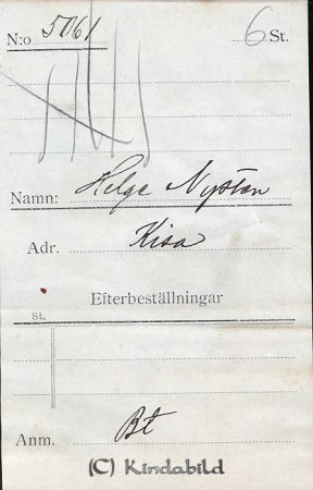 Helge Nysten Kisa
Helge Nysten Kisa
Nyckelord: Nysten Kisa