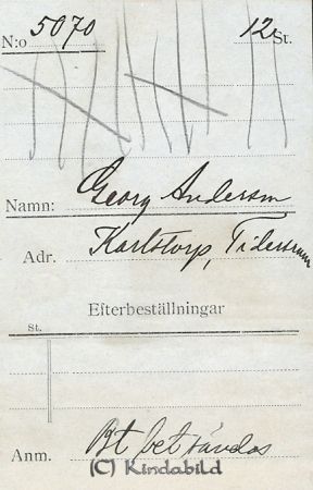 Georg Andersson Karlstorp Tidersrum
Georg Andersson Karlstorp Tidersrum
Nyckelord: Andersson Karlstorp
