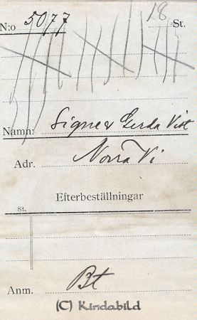 Signe och Gerda Vist Norra Vi
Signe och Gerda Vist Norra Vi
Nyckelord: Signe Gerda Vist