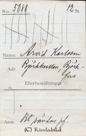 Arvid Karlsson Björkkullen Björkfors
Arvid Karlsson Björkkullen Björkfors
Nyckelord: Karlsson Björkkullen
