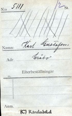 Karl Gustafsson Gråbo
Karl Gustafsson Gråbo
Nyckelord: Gustafsson Gråbo