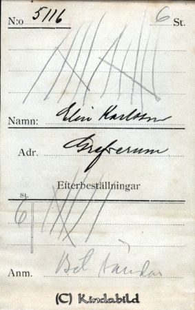 Elin Karlsson Grefverum
Elin Karlsson Grefverum
Nyckelord: Karlsson Grefverum