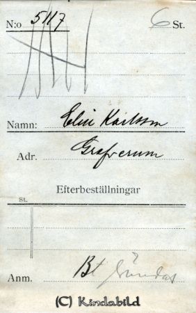Elin Karlsson Grefverum
Elin Karlsson Grefverum
Nyckelord: Karlsson Grefverum