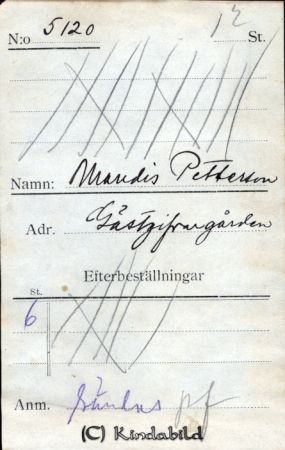 Mandis Pettersson Gästgifvaregården
Mandis Pettersson Gästgifvaregården
Nyckelord: Pettersson Gästgifvaregården