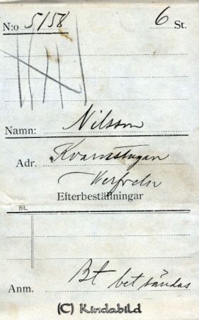 Nilsson Kvarnstugan Verfveln
Nilsson Kvarnstugan Verfveln
Nyckelord: Nilsson Kvarnstugan