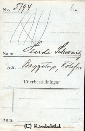 Gerda Schwartz Baggetorp Kölefors
Gerda Schwartz Baggetorp Kölefors
Nyckelord: Schwartz Baggetorp