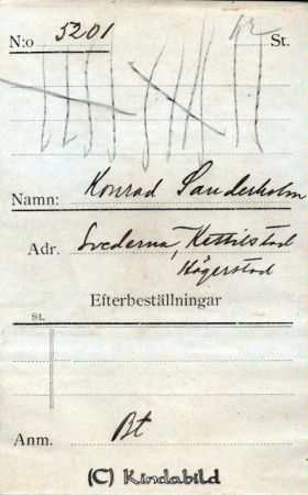 Konrad Sanderholm Svederna Kättilstad Hägerstad
Konrad Sanderholm Svederna Kättilstad Hägerstad
Nyckelord: Sanderholm Svederna