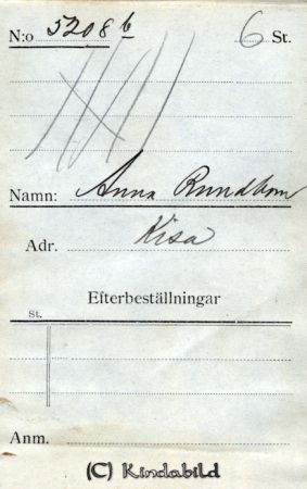 Anna Rundbom Kisa
Anna Rundbom Kisa
Nyckelord: Anna Rundbom
