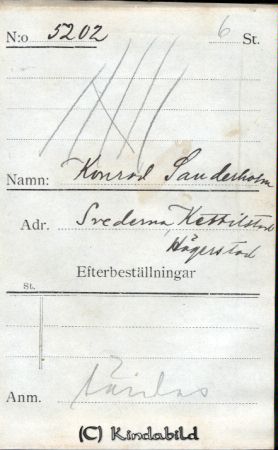 Konrad Sanderholm Svederna Kättilstad Hägerstad
Konrad Sanderholm Svederna Kättilstad Hägerstad
Nyckelord: Sanderholm Svederna