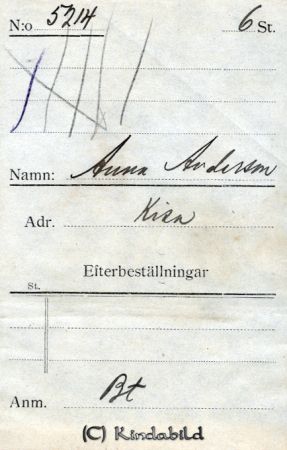Anna Andersson  Kisa
Anna Andersson  Kisa
Nyckelord: Anna Andersson