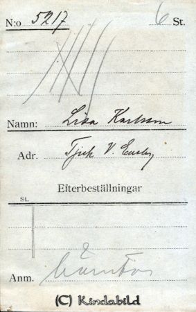 Lisa Karlsson Tjuk  V. Eneby
Lisa Karlsson Tjuk  V. Eneby
Nyckelord: Karlsson Tjuk