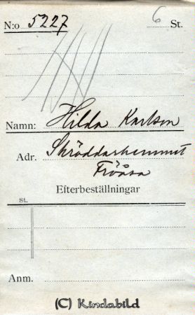 Hilda Karlsson Skräddarhemmet Fröåsa
Hilda Karlsson Skräddarhemmet Fröåsa
Nyckelord: Karlsson Skräddarhemmet