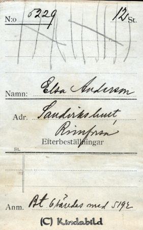 Elsa Andersson Sandvikshult Rimforsa
Elsa Andersson Sandvikshult Rimforsa
Nyckelord: Andersson Sandvikshult