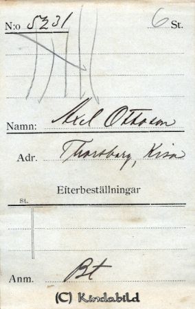 Axel Ottosson  Thorsberg Kisa
Axel Ottosson  Thorsberg Kisa
Nyckelord: Ottosson Thorsberg