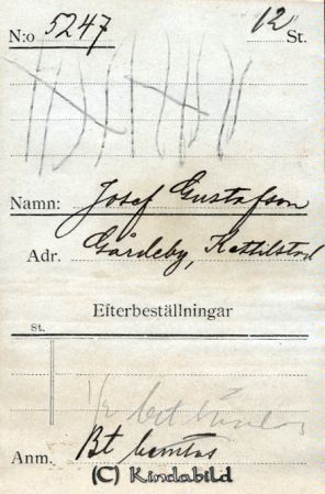 Josef Gustafsson  Gårdeby Kettilstad
Josef Gustafsson  Gårdeby Kettilstad
Nyckelord: Gustafsson Gårdeby