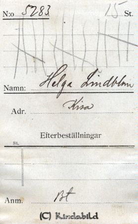 Helga Lindblom Kisa
Helga Lindblom Kisa
Nyckelord: Helga Lindblom
