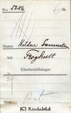 Hildur Samuelsson Froghult
Nyckelord: Hildur Samuelsson