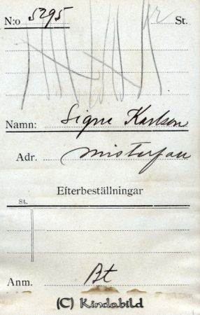 Signe Karlsson Misterfall
Signe Karlsson Misterfall
Nyckelord: Karlsson Misterfall