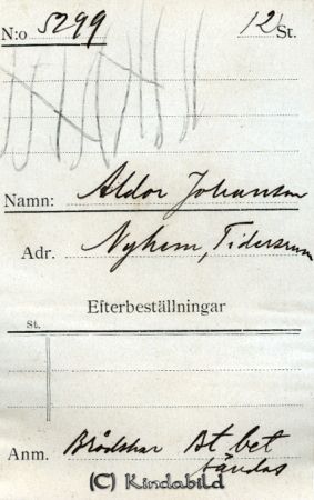Aldor Johansson Nyhem Tidersrum
Aldor Johansson Nyhem Tidersrum
Nyckelord: Johansson Nyhem