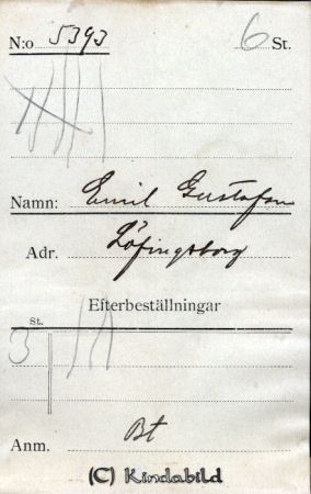 Emil Gustafsson  Löfingsborg
Emil Gustafsson  Löfingsborg
Nyckelord: Gustafsson Löfingsborg