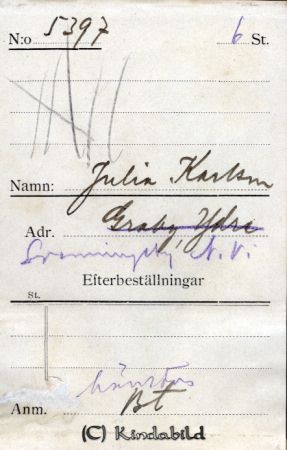 Julia Karlsson Grabytorp Ydre  Svenningeby  N Vi
Julia Karlsson Grabytorp Ydre  Svenningeby  N Vi
Nyckelord: Julia Svenningeby