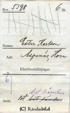Ester Karlsson Aspenäs Horn
Ester Karlsson Aspenäs Horn
Nyckelord: Karlsson Aspenäs