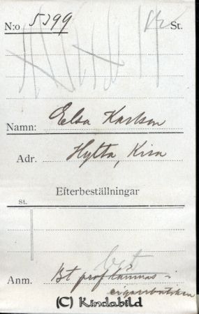 Elsa Karlsson Hylta Kisa
Elsa Karlsson Hylta Kisa
Nyckelord: Karlsson Hylta