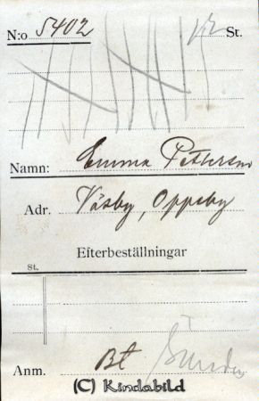 Emma Pettersson Väsby Oppeby
Emma Pettersson Väsby Oppeby
Nyckelord: Pettersson Väsby