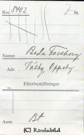 Beda Forsberg Väsby Oppeby
Beda Forsberg Väsby Oppeby
Nyckelord: Forsberg Väsby