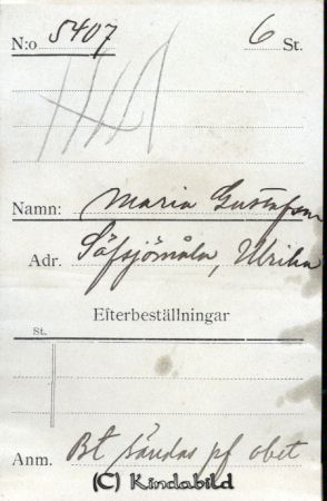 Maria Gustafsson Säfsjömåla Ulrika
Maria Gustafsson Säfsjömåla Ulrika
Nyckelord: Gustafsson Säfsjömåla
