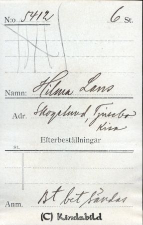 Hilma Lans Skogalund Tjusebo Kisa
Hilma Lans Skogalund Tjusebo Kisa
Kjusebo
Nyckelord: Lans Skogalund