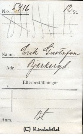 Erik Gustafsson Bjerkeryd
Erik Gustafsson Bjerkeryd
Nyckelord: Gustafsson Bjerkeryd