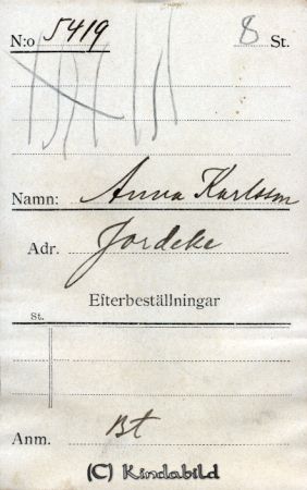 Anna Karlsson Jordeke
Anna Karlsson Jordeke
Nyckelord: Karlsson Jordeke