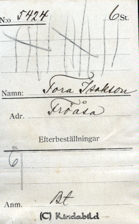 Tora Isaksson Fröåsa
Tora Isaksson Fröåsa
Nyckelord: Isaksson Fröåsa