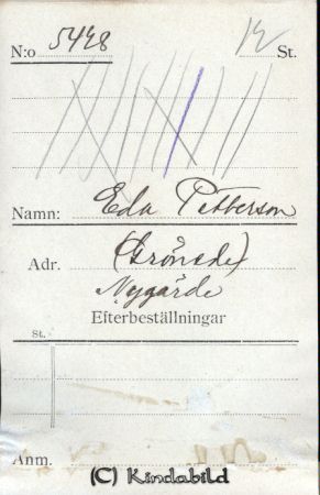 Eda Pettersson Grönede Nygärde
Eda Pettersson Grönede Nygärde
Nyckelord: Eda Pettersson
