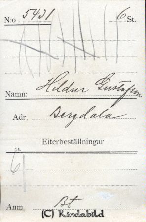 Hildur Gustafsson Bergdala
Hildur Gustafsson Bergdala
Nyckelord: Gustafsson Bergdala