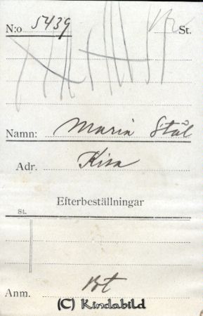 Maria Stål  Kisa
Maria Stål  Kisa
Nyckelord: Maria Stål