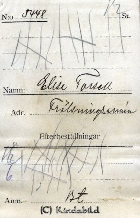 Elise Forsell Frälsningsarmén
Elise Forsell Frälsningsarmén
Nyckelord: Elise Forsell