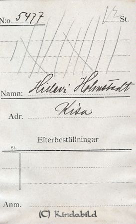 Hillevi Holmstedt Kisa
Hillevi Holmstedt Kisa
Nyckelord: Hillevi Holmstedt