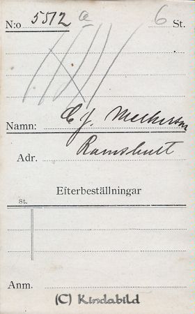 C J Melkersson Ramshult
C J Melkersson Ramshult
Nyckelord: Melkersson Ramshult
