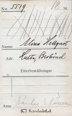 Alina Hellqvist Hulta Brokind
Alina Hellqvist Hulta Brokind
Nyckelord: Hellqvist Hulta