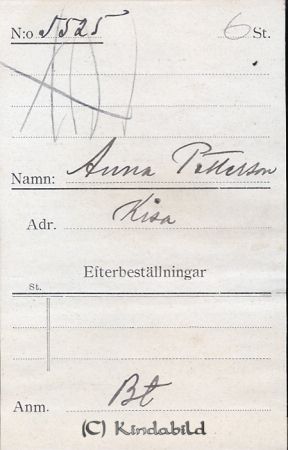 Anna Pettersson Kisa
Anna Pettersson Kisa
Nyckelord: Anna Pettersson